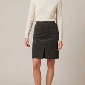 Agnes b. Paris Pencil Skirt Black striped Made in France size 36